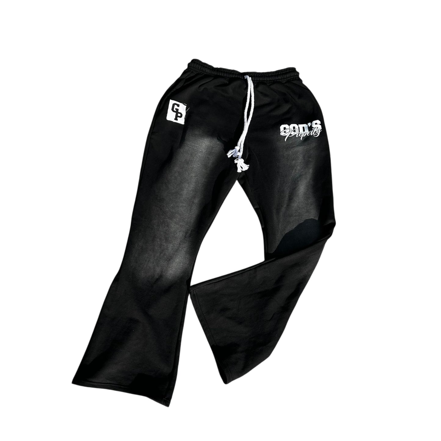 Acid Washed Flare Sweatpants (Pre-order)